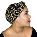LEOPARD Braid Turban Pre-tied Headwrap