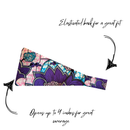 CLARA 4" Wide Satin-lined Elasticated Back Headband