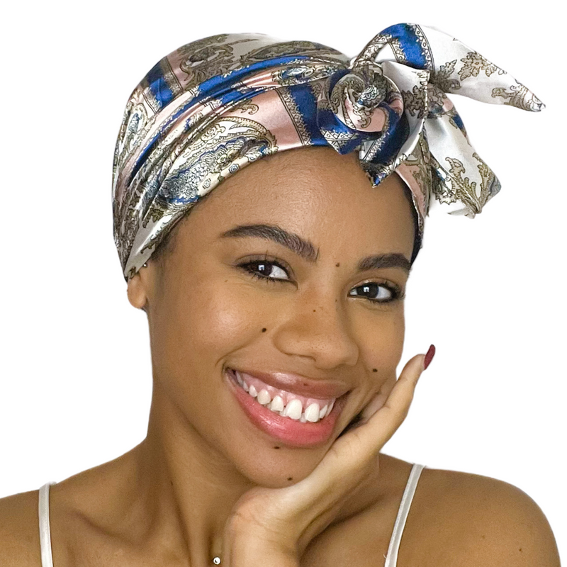 PAISLEY Satin Sleep Scarf Bonnet