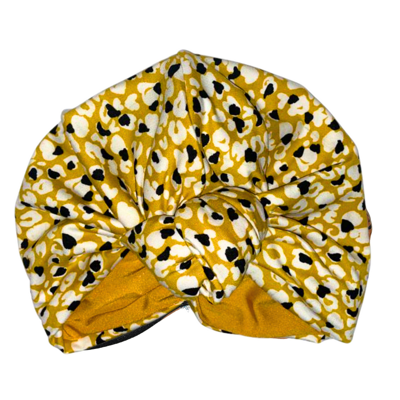BUTTERCUP Satin-Lined Pre-tied Headwrap