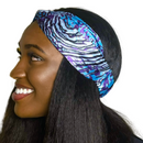 WAVES Wide Satin Elasticated Back Headband