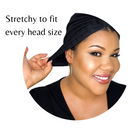 MUSTARD Statement Satin-Lined Pre-Tied Wrap