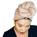 MOCHA Statement Satin-Lined Pre-Tied Wrap