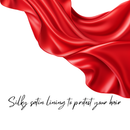 BLUE CREAM FLORAL Braid Satin-Lined Turban Pre-tied Headwrap