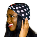 POLKA 5" Wide Satin-lined Lycra Headband