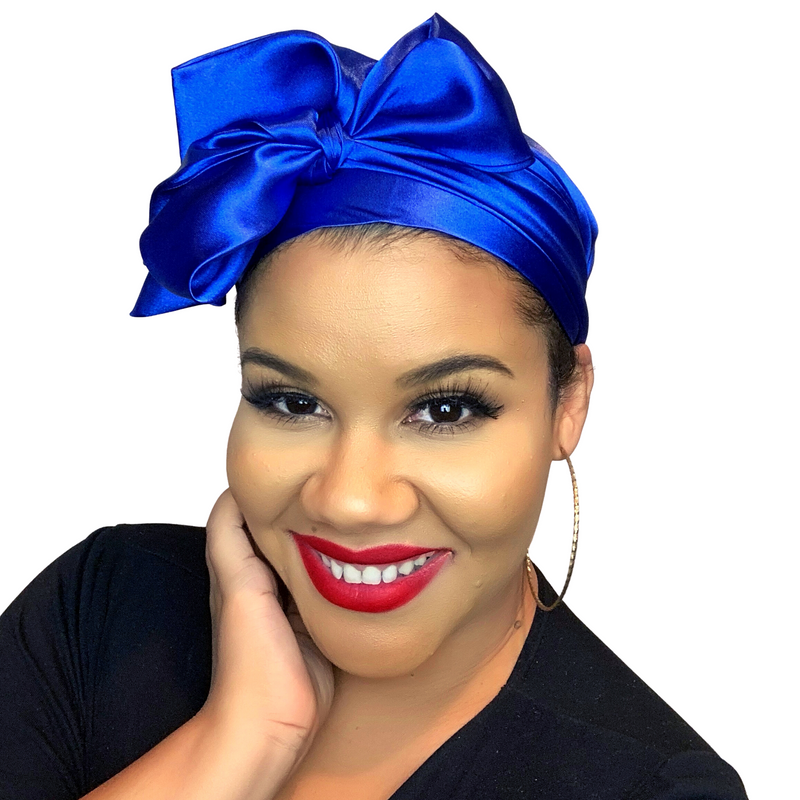 ROYAL Satin Sleep Scarf Bonnet