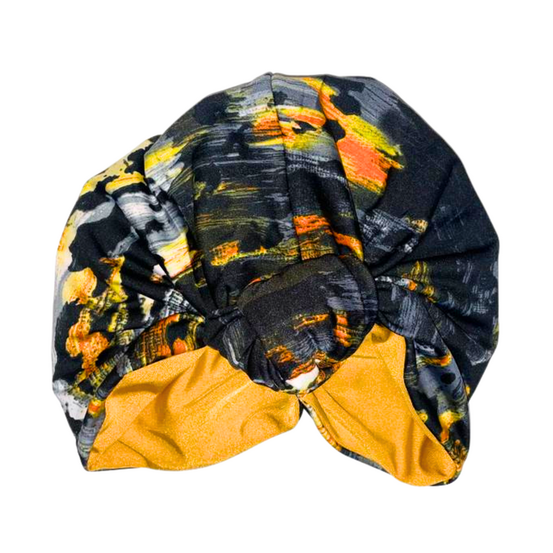 GRAFFITI Satin-Lined Pre-tied Headwrap