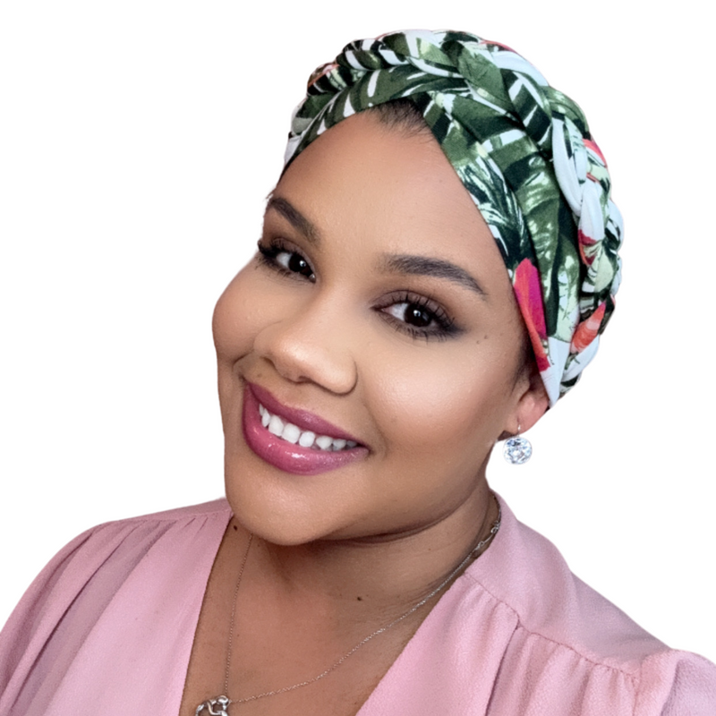 TROPICANA Braid Turban Pre-tied Headwrap