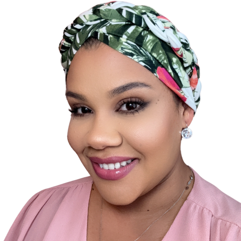 TROPICANA Braid Turban Pre-tied Headwrap