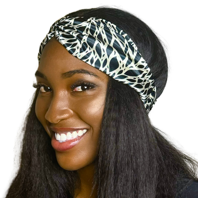 WINTER Wide Twist Satin Headband