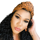 WILD THING Satin-Lined Pre-tied Headwrap