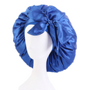 BOW Satin Sleep Bonnet ROYAL