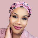 DUSTY PINK Braid Turban Pre-tied Headwrap