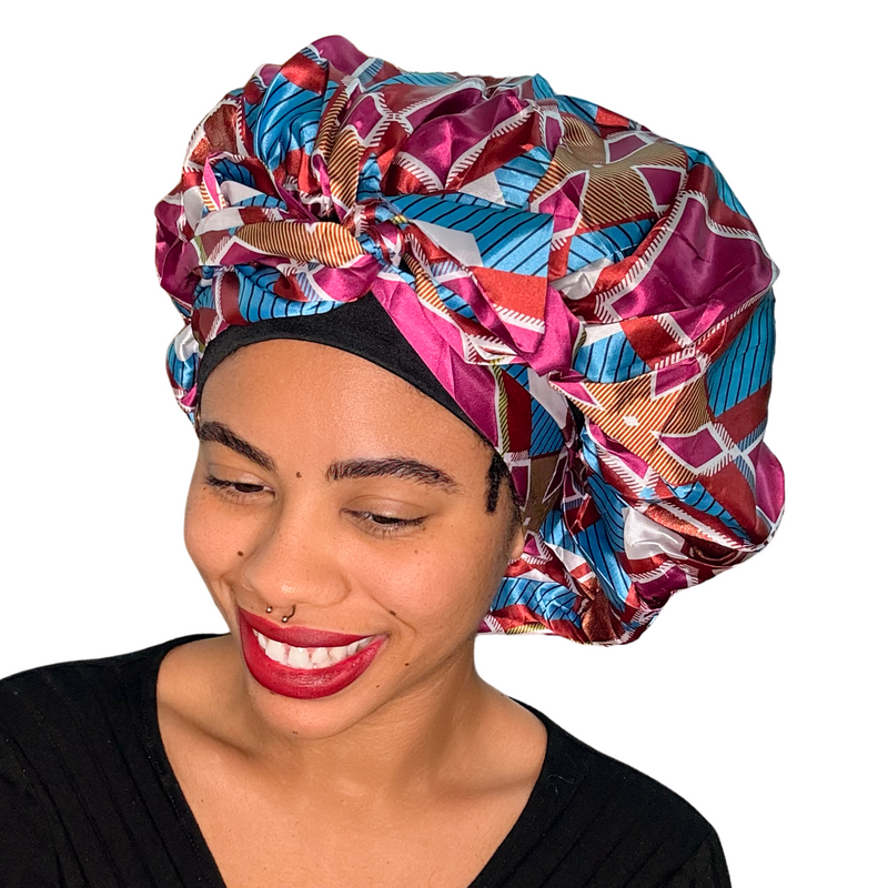 BOW Satin Sleep Bonnet GEO