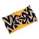 CHEVRON 5" Wide Satin-lined Lycra Headband