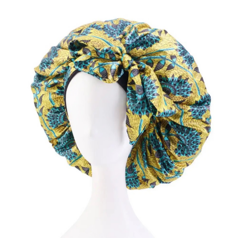 BOW Satin Sleep Bonnet DANDELION