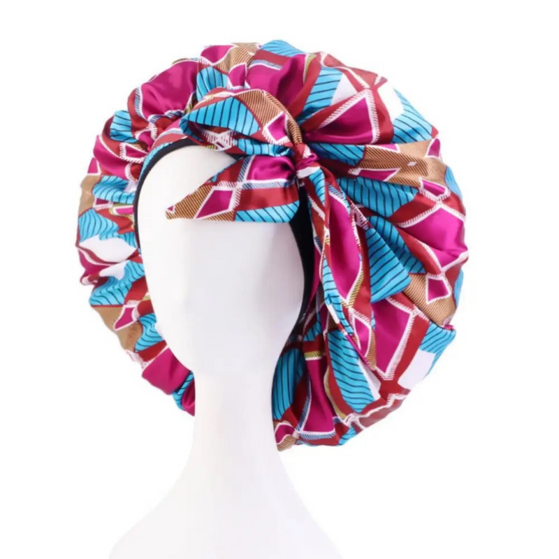 BOW Satin Sleep Bonnet GEO