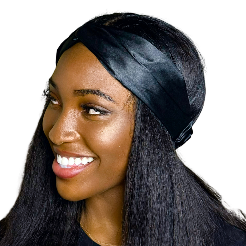 JET Wide Twist Satin Headband