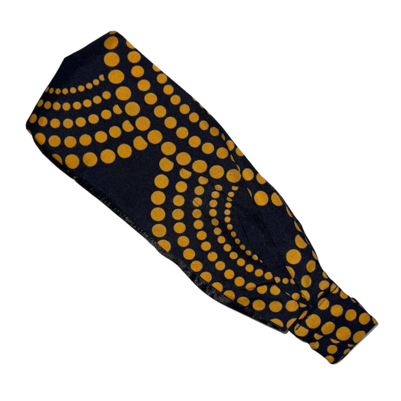 DHALIA Elasticated Back Satin-lined Headband