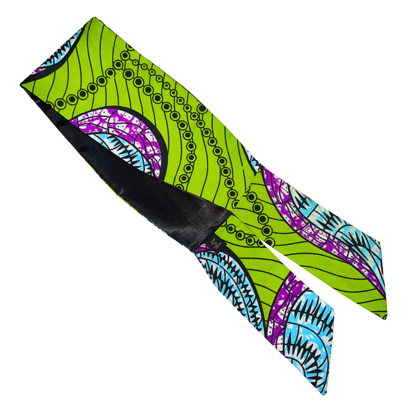 4 INCH Satin-Lined Headband DEW DROPS