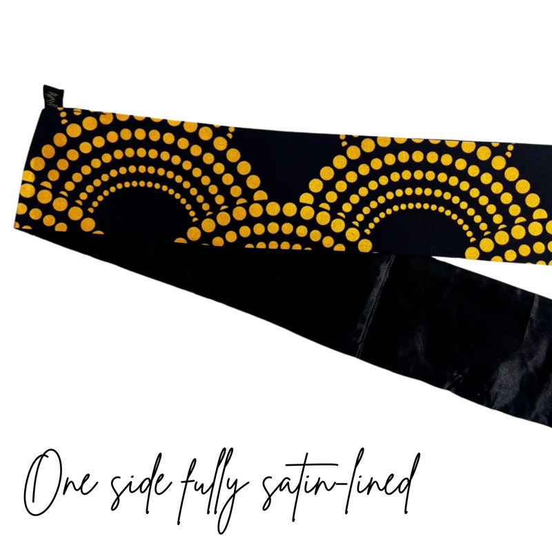 Edge Satin-Lined Headband CORA