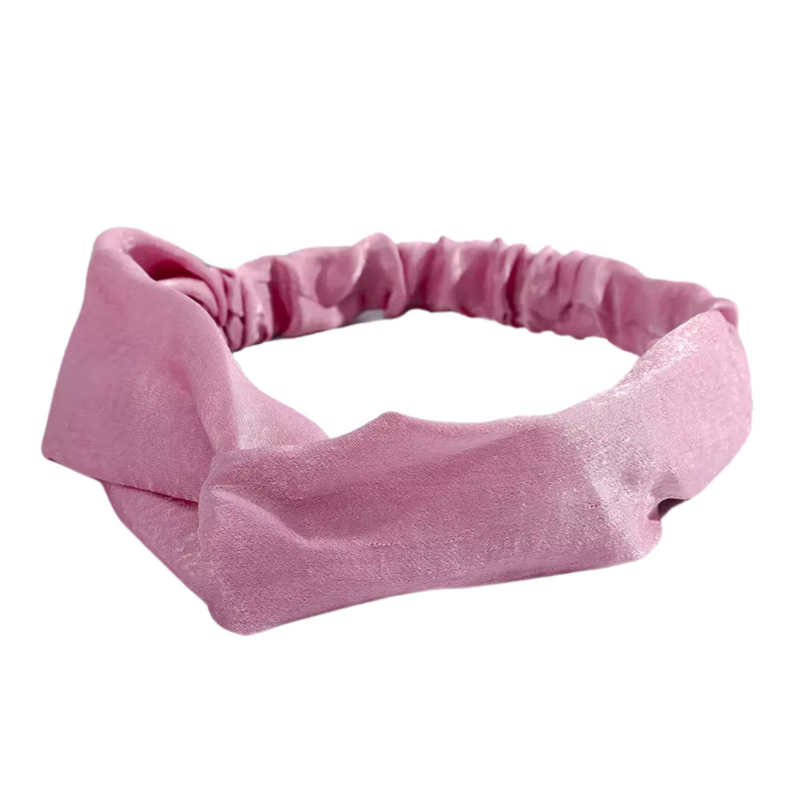 DUSTY PINK Satin Twist Headband