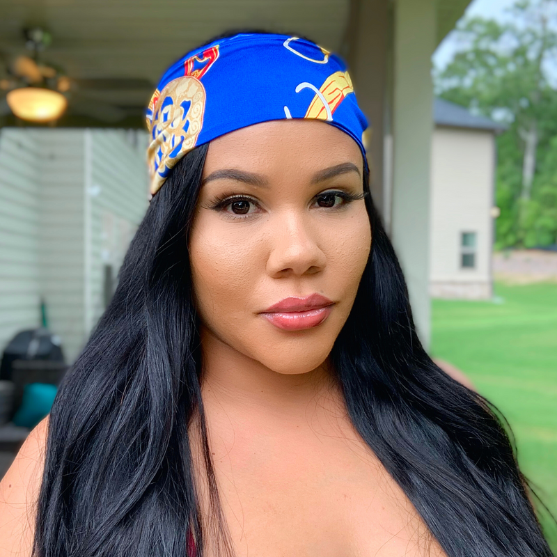 VEGAS Satin-Lined Elasticated Headband
