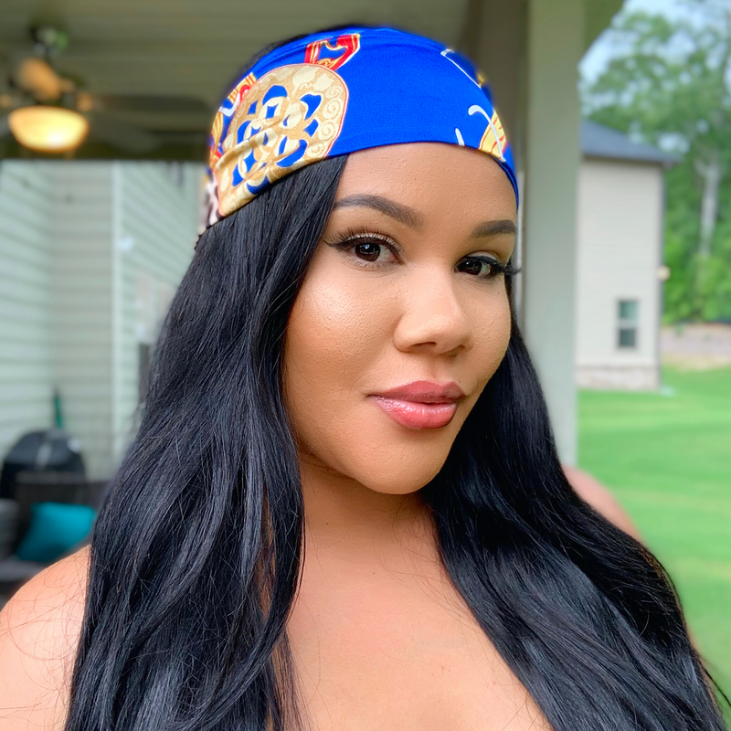 VEGAS Satin-Lined Elasticated Headband