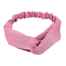 CANDY PINK Satin Elastic Back Headband