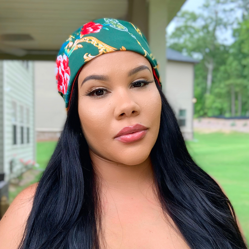 ROSIE Satin-Lined Elasticated Headband