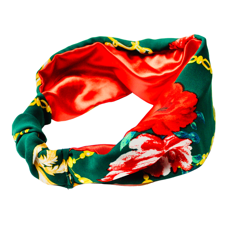 ROSIE Satin-Lined Elasticated Headband