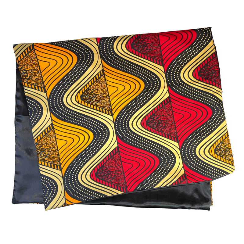 AISHA XL Satin-Lined Freestyle Scarf