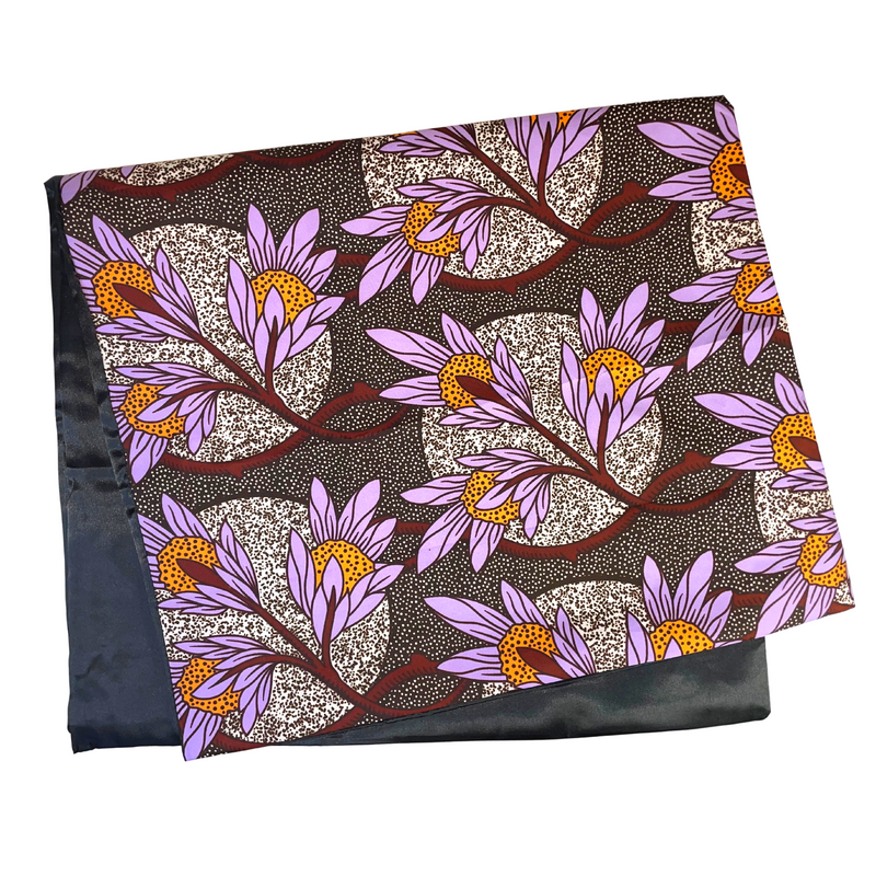 NJERI XL Satin-Lined Freestyle Scarf