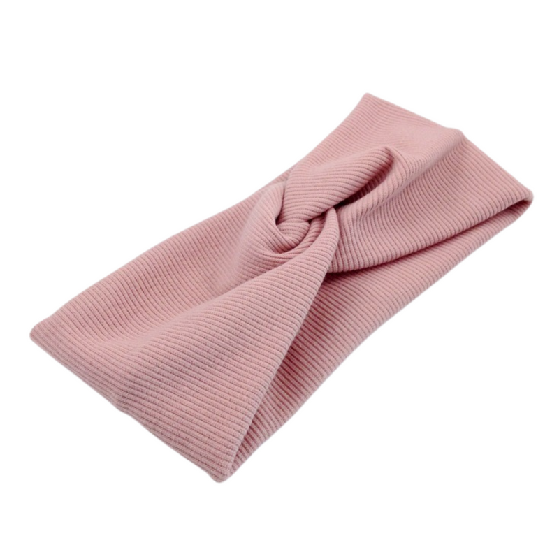ROSE Ribbed Wide Stretchy Headband