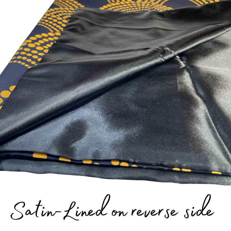 SAUDA XL Satin-Lined Freestyle Scarf