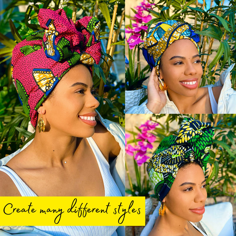 AISHA XL Satin-Lined Freestyle Scarf