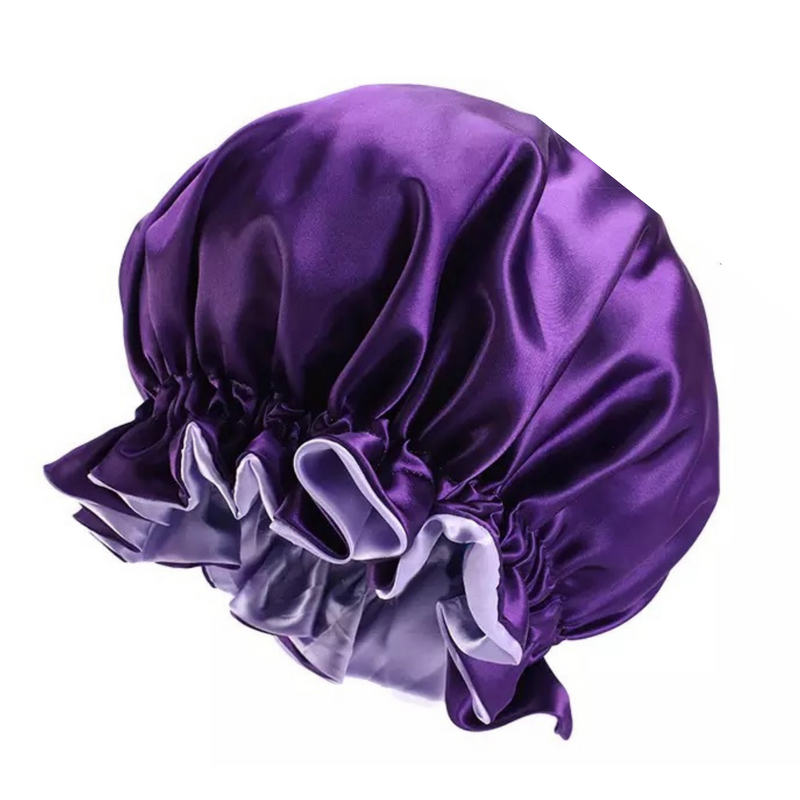 PURPLE LILAC KIDS Reversible Satin Bonnet