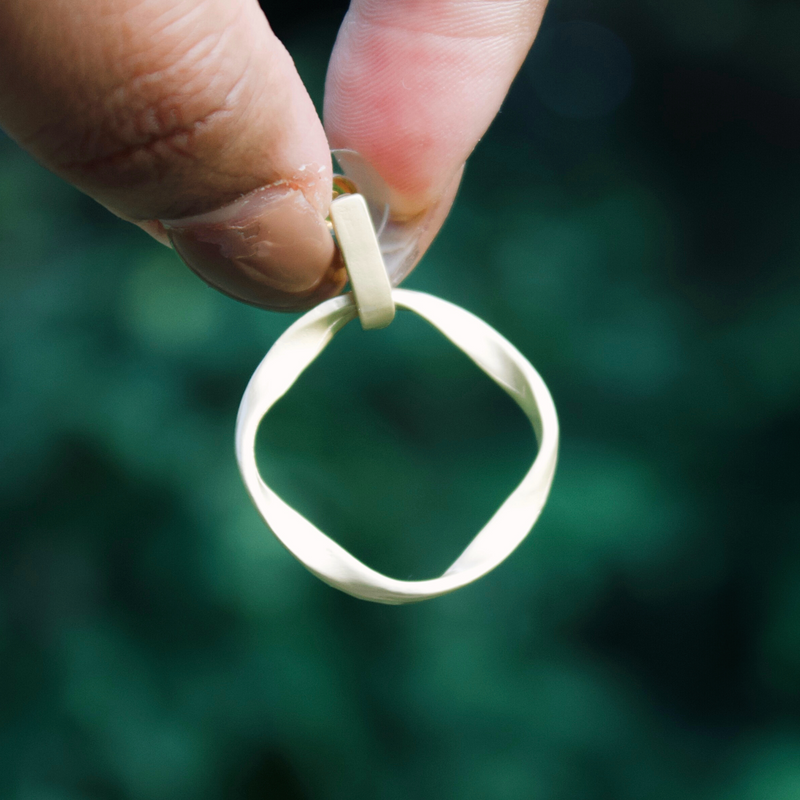 ANTIQUE GOLD Mini Hoop Earrings