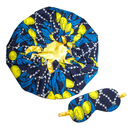 YELLOW OLIVE Bonnet and Eye Mask Set