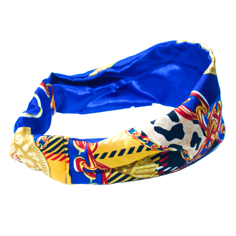 VEGAS Satin-Lined Elasticated Headband