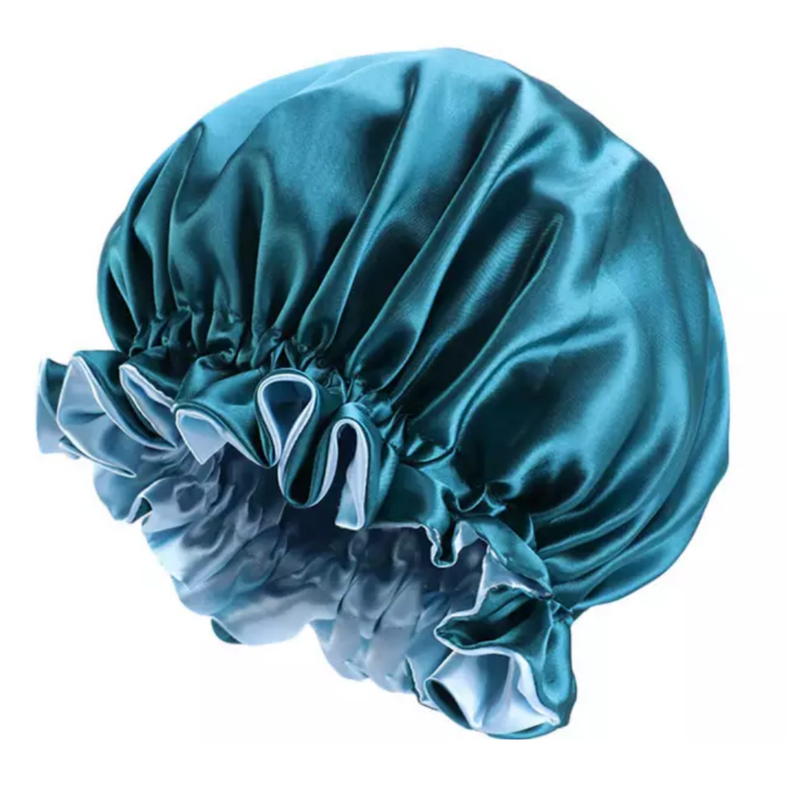 TEAL Reversible Satin Sleep Bonnet