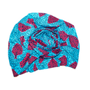RED PINES Rose Satin-Lined Pre-tied Headwrap