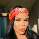 RED WATERS Silk Hand-Dyed Elastic Back Headband