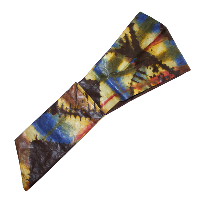AMAZONITE 8" Wide Satin-Lined Headband