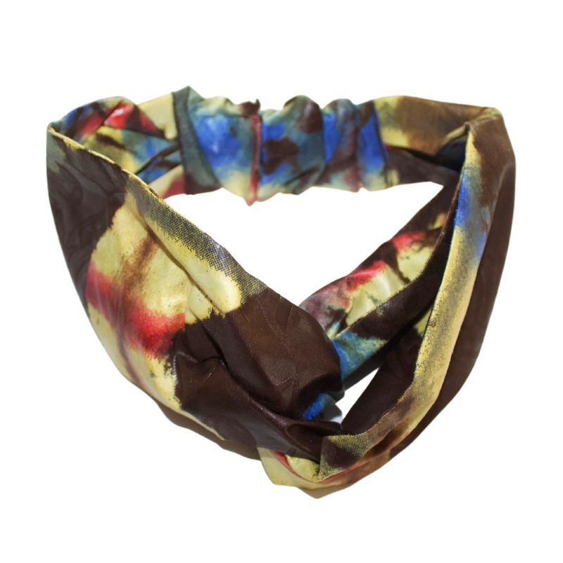 AMAZONITE Tie Dye Twist Headband