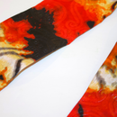 TIGER 4" Wide Hand-Dyed Satin-Lined Headband