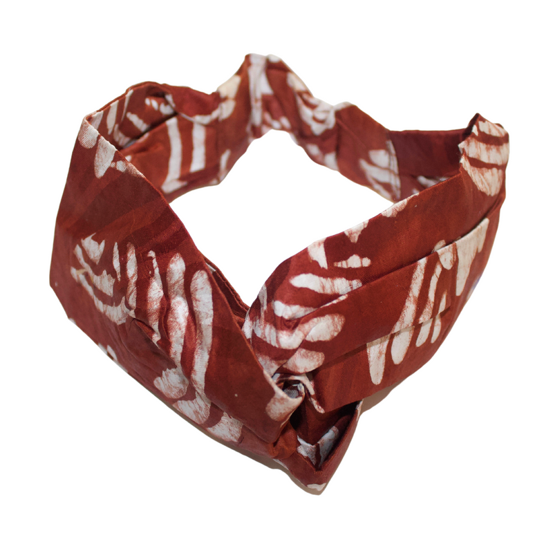 RED CLAY Tie Dye Twist Headband