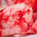 RED WATERS Silk Hand-Dyed Elastic Back Headband