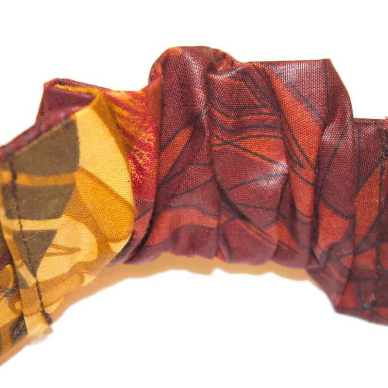 BROWN BLOOM Tie Dye Twist Headband