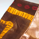 COWRIE KISSES 4" Wide Hand-Dyed Satin-Lined Headband